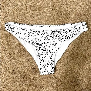 SHEIN dalmatian print bikini bottoms